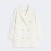 Short 101801 icon coat, white