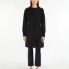 Short double-faced wool coat, midnightblue