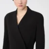 Short jersey jacket, black