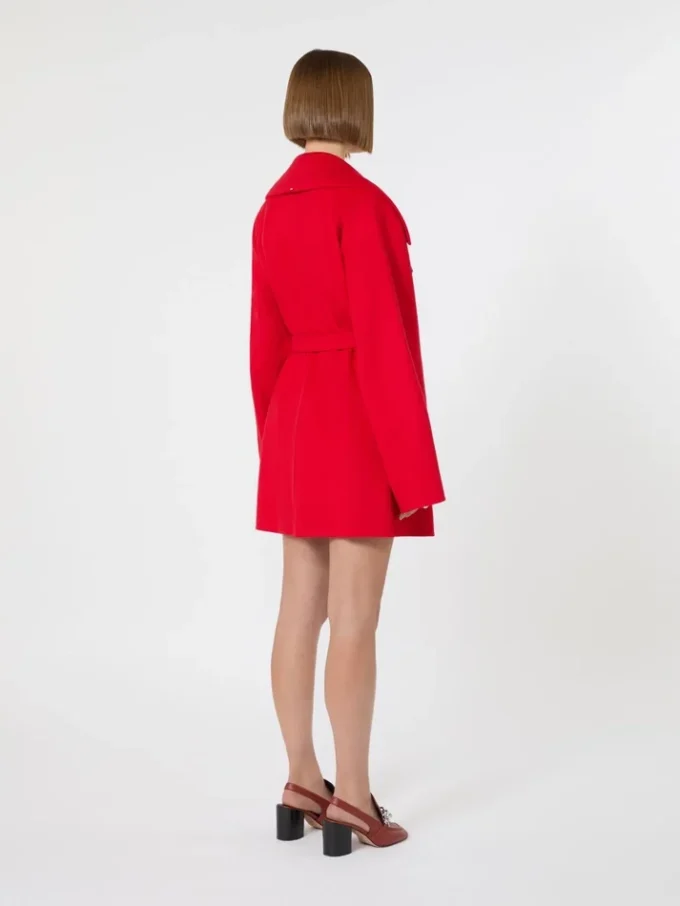 Short wool coat, red Short wool coat, red