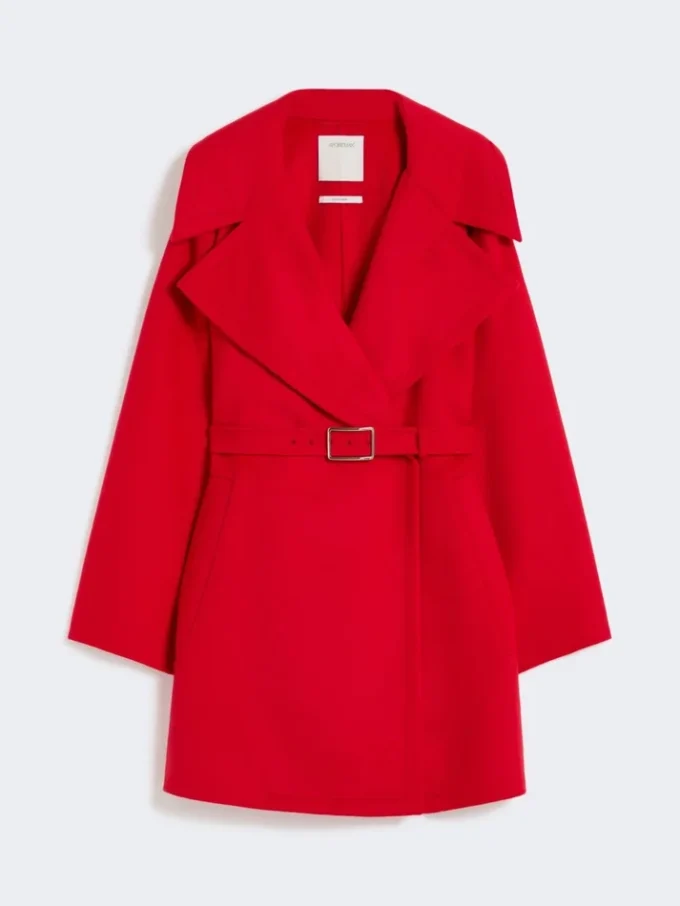 Short wool coat, red Short wool coat, red