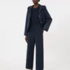 Double-faced jersey trousers, navy Double-faced jersey trousers, navy