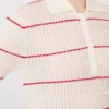 Silk and wool yarn jumper, white