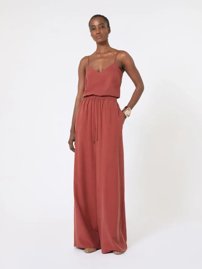 Silk canvas top, terra cotta Silk canvas top, terra cotta