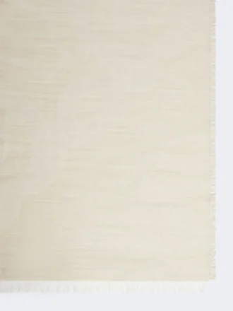 Silk, cashmere and wool jacquard stole, beige Silk, cashmere and wool jacquard stole, beige