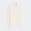 Silk crepe de chine shirt, ivory Silk crepe de chine shirt, ivory