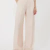 Silk organza trousers, powder Silk organza trousers, powder