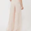 Silk organza trousers, powder Silk organza trousers, powder