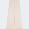 Silk organza trousers, powder Silk organza trousers, powder