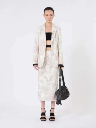 Bandeau bra in stretch viscose, black