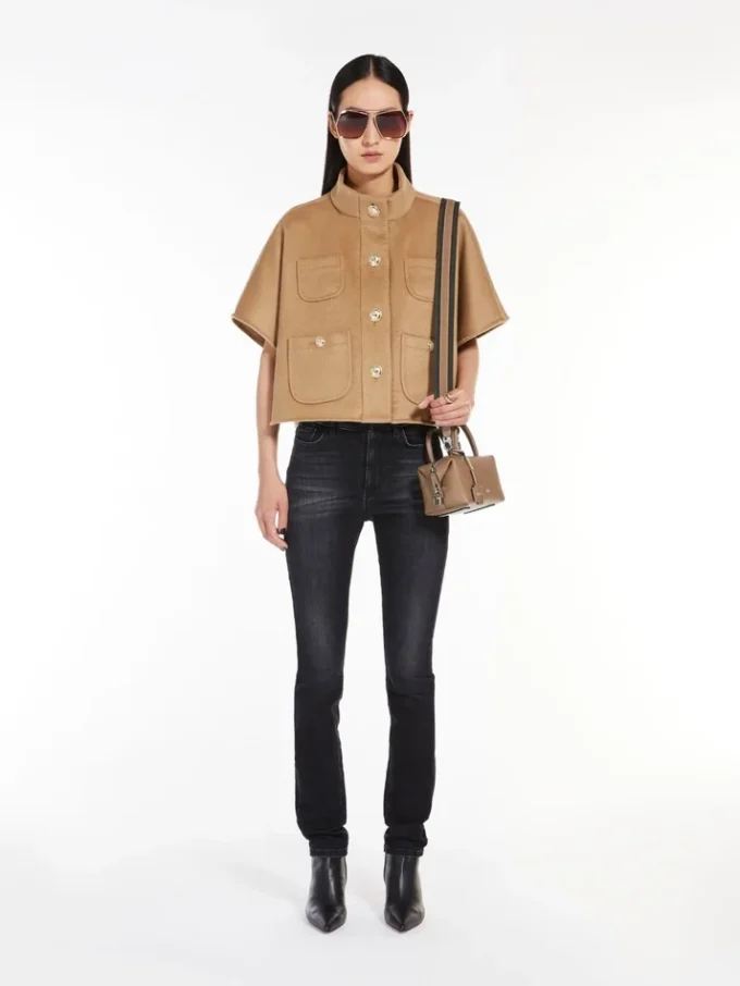 Small natural leather bowler bag, mud Small natural leather bowler bag, mud