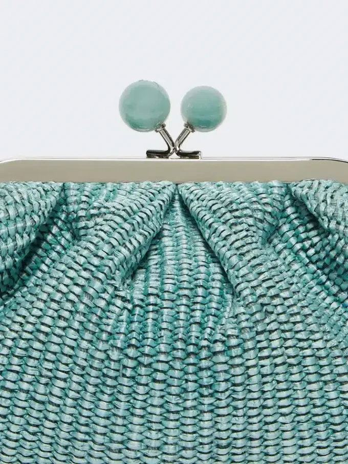 Small raffia-effect pasticcino bag, oil Small raffia-effect pasticcino bag, oil