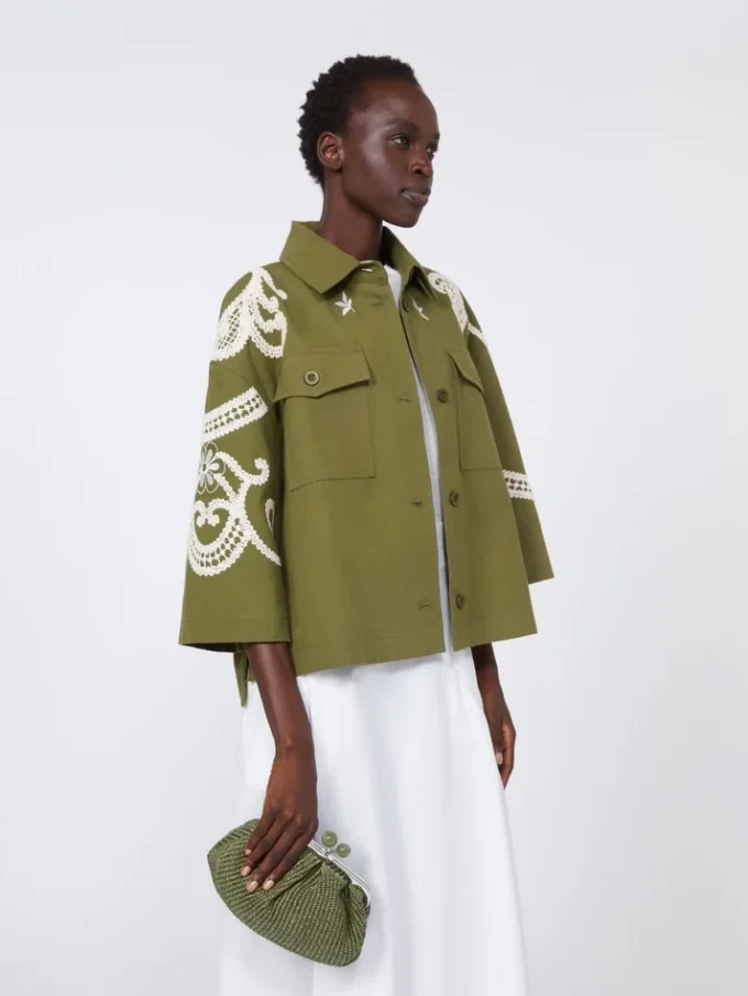 Small raffia-effect pasticcino bag, sage green Small raffia-effect pasticcino bag, sage green