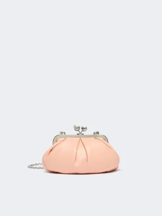 Small sheepskin pasticcino bag, antique rose