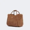 Small teddy fabric marine bag, camel