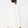 Soft scuba jersey jacket, ivory