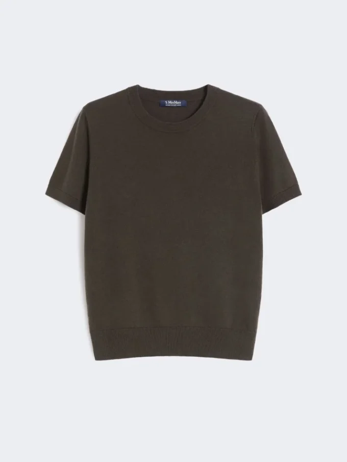 Soft wool sweater, dark green