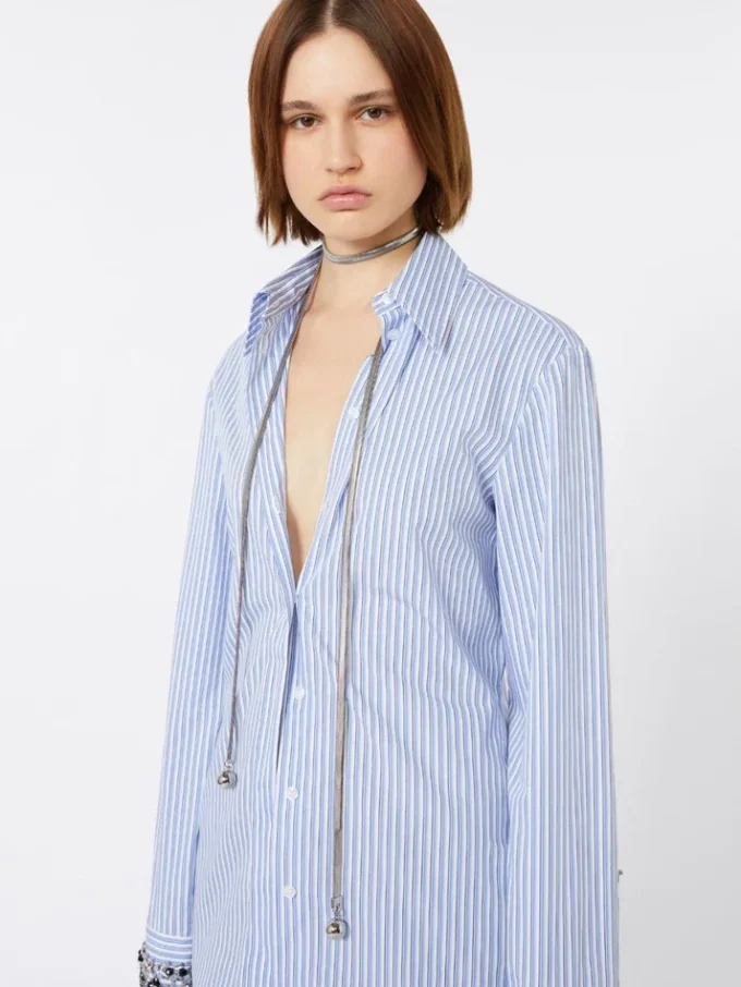 Sphere-detail metal necklace, palladium