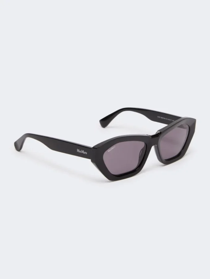 Square bold sunglasses, black