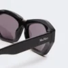 Square bold sunglasses, black