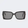 Square sunglasses, black