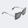 Square sunglasses, black
