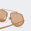 Square sunglasses, camel Square sunglasses, camel