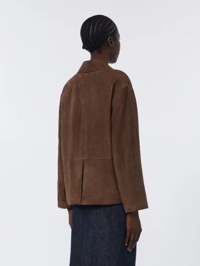 Suede jacket, brown