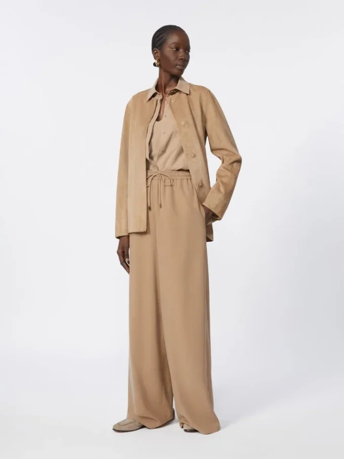 Suede jacket, hazelnut brown