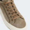 Suede sneakers, mud