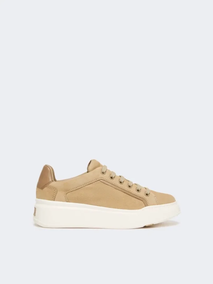 Suede sneakers, sand Suede sneakers, sand