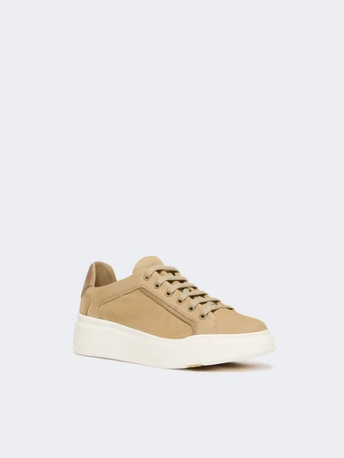Suede sneakers, sand Suede sneakers, sand