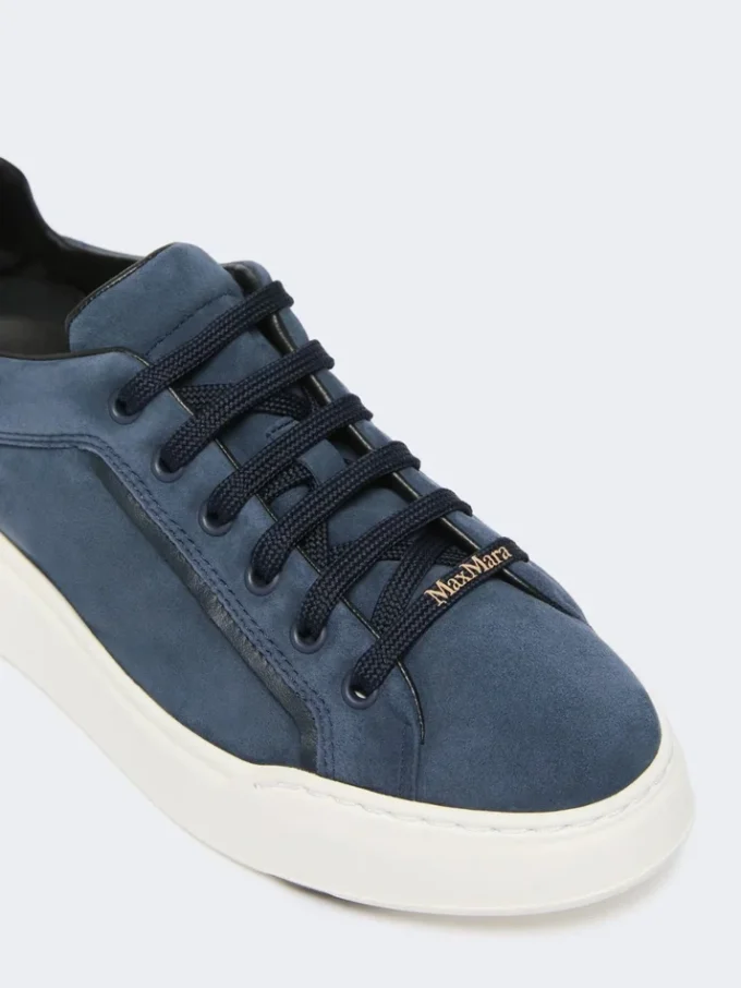 Suede sneakers, ultramarine