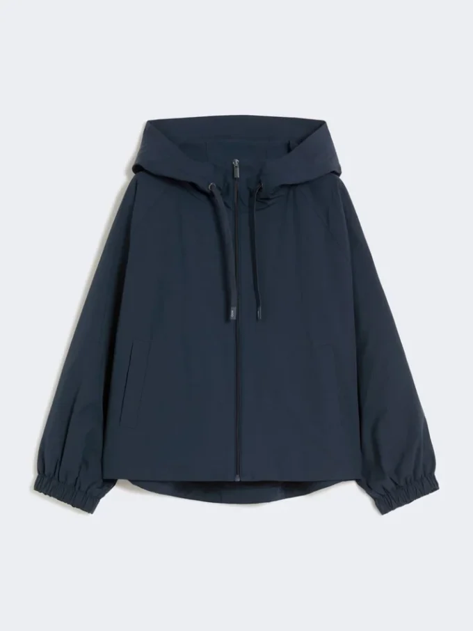 Technical fabric windbreaker, navy