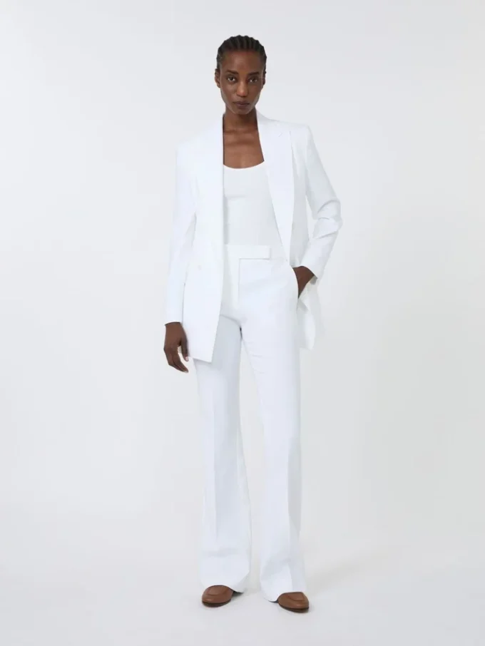 Viscose-blend yarn top, optical white