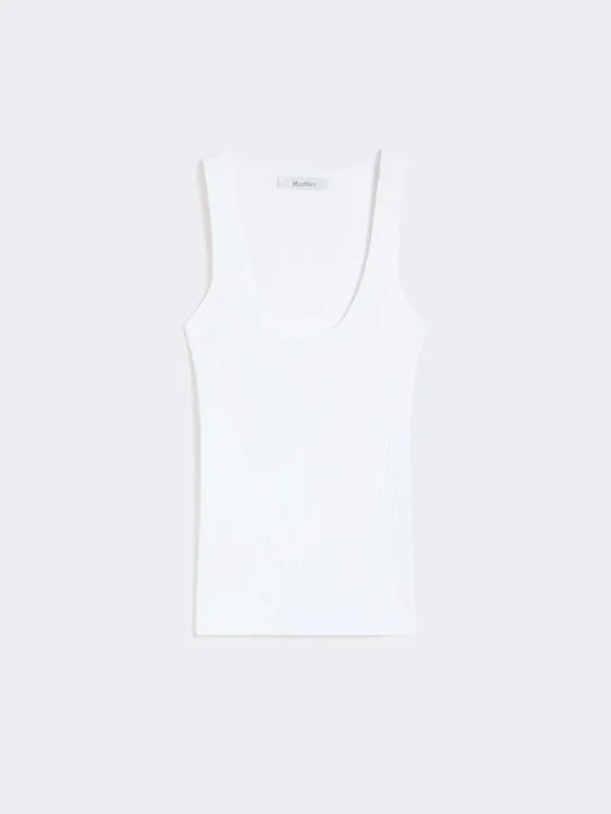 Viscose-blend yarn top, optical white