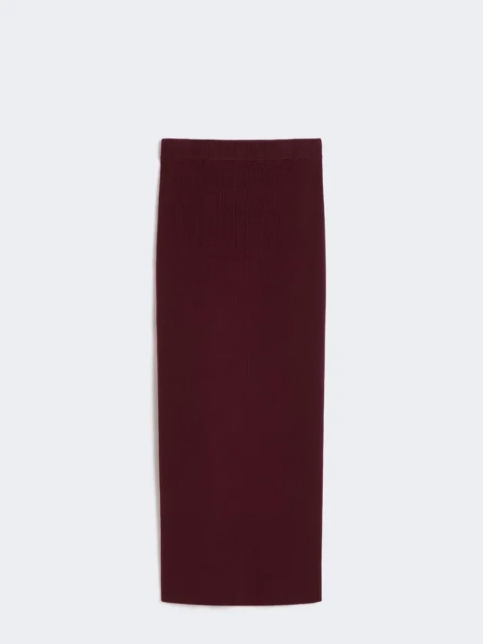 Viscose pencil skirt, bordeaux Viscose pencil skirt, bordeaux