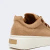 Water-repellent camel sneakers, camel