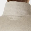 Water-repellent canvas and camel down jacket, sand