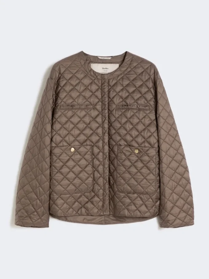 Water-repellent canvas padded jacket, hazelnut brown Water-repellent canvas padded jacket, hazelnut brown