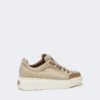 Water-repellent cashmere trainers, beige