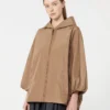 Water-repellent taffeta jacket, camel