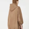Water-repellent taffeta jacket, camel