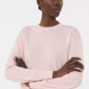 Wool and cashmere basic sweater, pink
