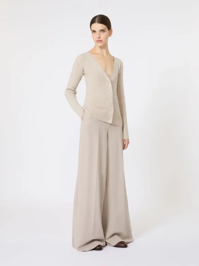 Wool and cashmere jumper, beige