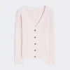 Wool and cashmere jumper, pink