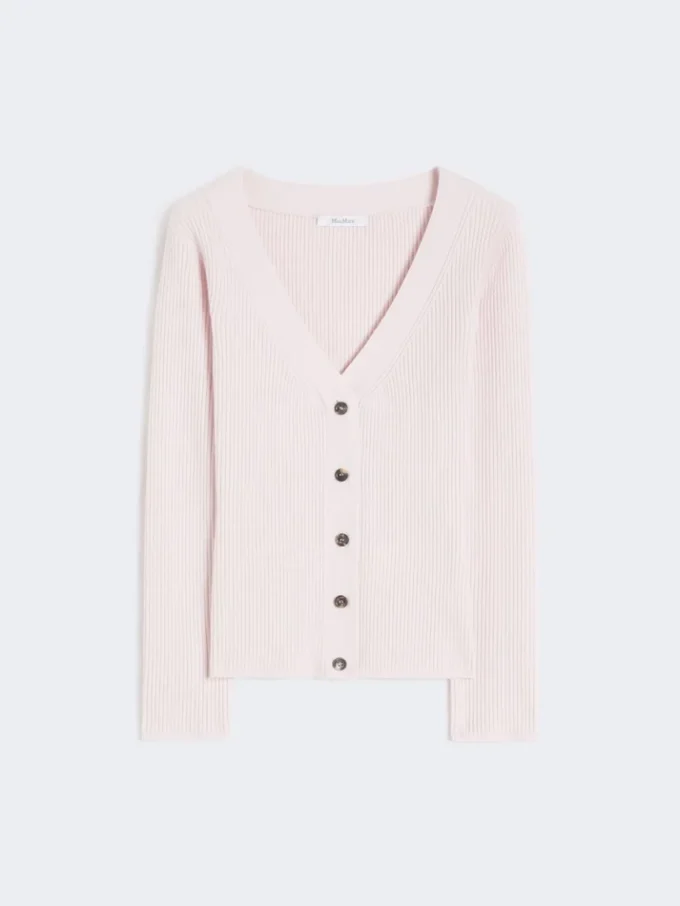 Wool and cashmere jumper, pink
