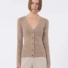 Wool and cashmere jumper, sand