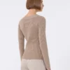 Wool and cashmere jumper, sand