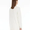 Wool and cashmere jumper, white